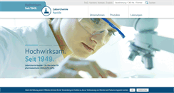 Desktop Screenshot of laborchemie.de